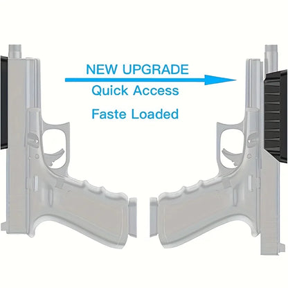 Magnetic Quick Draw Holster - Ultra Strong Concealed Mount Holder for Home, Wall & Desk Storage