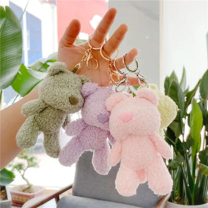 Doctor Teddy Bear Plush Toy – Small Sitting Doctor Bear Doll Pendant for Kids, Students & Graduation Gifts