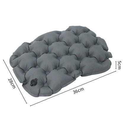 Inflatable Seat Cushion 36x28cm Portable Outdoor Camping Hiking Travel Chair Pad Lightweight Comfortable Inflatable Sitting Mat