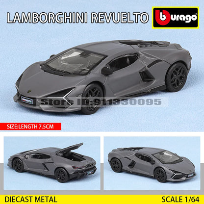 Bburago 1:64 Car Model Collection — Golf GT 2017, Mustang Shelby GT500, Ferrari, Benz & Volkswagen, Kids Xmas Gift Toys for Boys