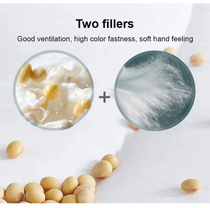 Anti-Traction Sleep Neck Care Pillow – Zoning Design, Washable Adult Pillow Core, Knitted Low Pillow for Home & Hotel