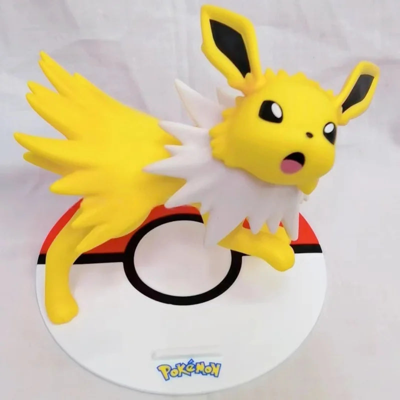 Pokemon Large Figure Set — Pikachu, Charmander, Eevee, Squirtle & Pokeball Doll Figurines, Kids Collectible Toys & Gifts