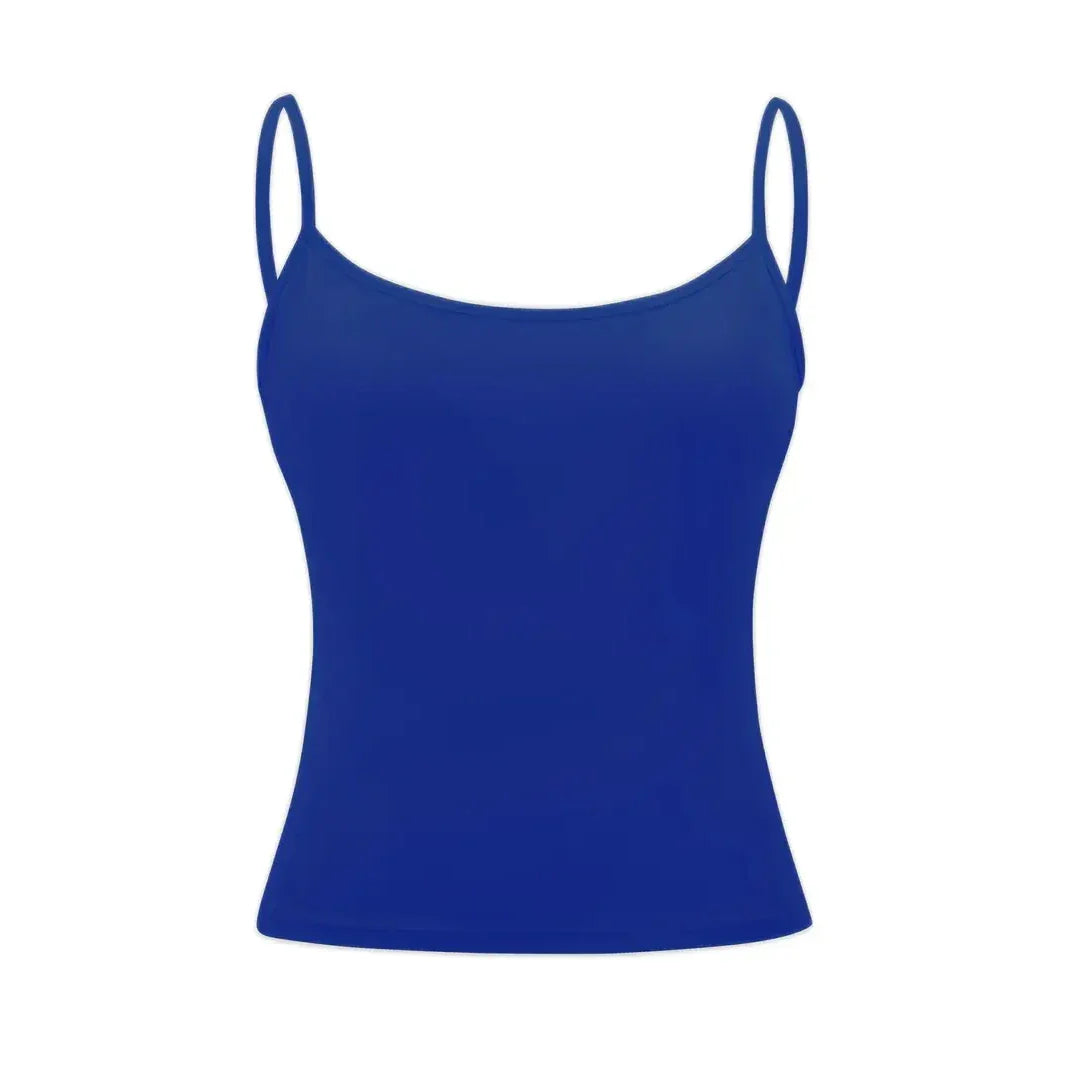 Women’s Slim Strap Tank Top – Breathable Summer Sleeveless Casual Top