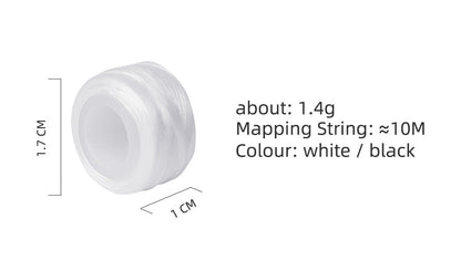 10m Pre-Inked Mapping String for Eyebrows – Microblading & PMU Marker Thread in Box for Tattoo Brow Mapping