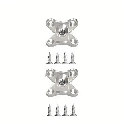 Zinc Alloy Butterfly Corner Brackets - Removable Plank Connectors with Screws