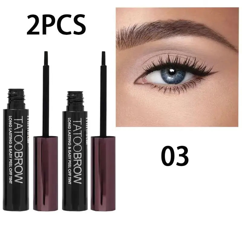 Peel-Off Eyebrow Tint Gel – Semi-Permanent Waterproof Brow Dye for Fuller, Defined & Long-Lasting Natural Looking Brows