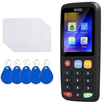 X7 Smart Card Reader RFID Copier IC ID Token Duplicator 125kHz Badge Writer 13.56MHz NFC Programmer