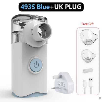 Handheld Portable Silent Mesh Nebulizer – Auto-Clean Inhaler for Kids, Portable Inhalator & Nebulizador