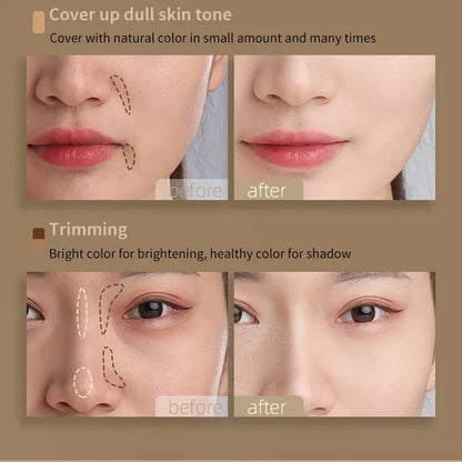 3-Color Concealer Palette – Professional Coverage for Dark Circles and Face Imperfections