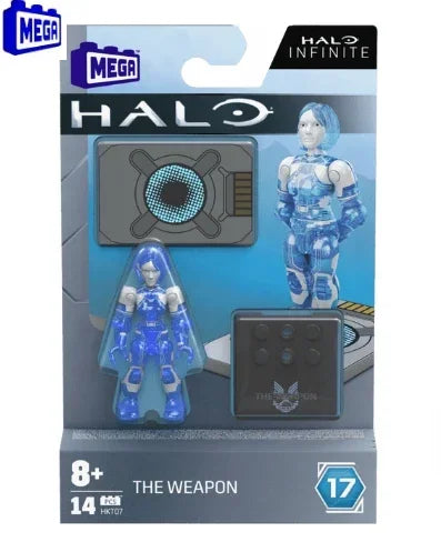 Original Mega Construx Halo Infinites Heroes Series 17 – Spartan Yoroi Kovan Agryna Action Figure Collectible Toy