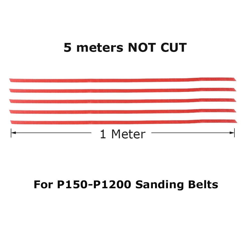 Connector Tape for Sanding Belts - 1/3/5M Roll 19mm Width Butt Joint Repair Tape for Abrasive Belt Splicing