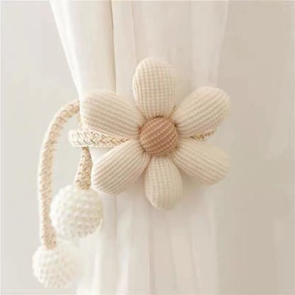 Modern Flower Curtain Ties – Creative Rope Tiebacks for Bedroom & Living Room, Home Curtain Decoration, Perfect Gift