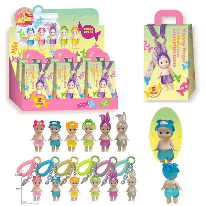 Candy House Keychain Blind Box – Cute Handmade Doll Bag Pendant for Girls