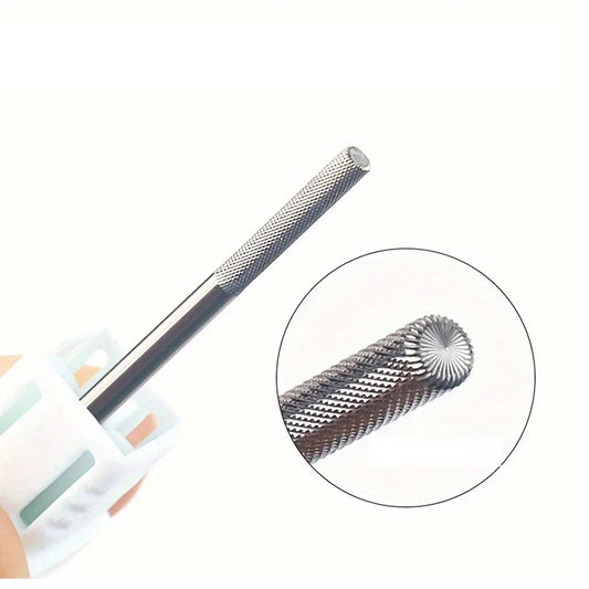 Tungsten Steel Professional Nail Drill Bit - Gel Polish Remover, Cuticle Cleaner & Burr File for Electric Nail Machine