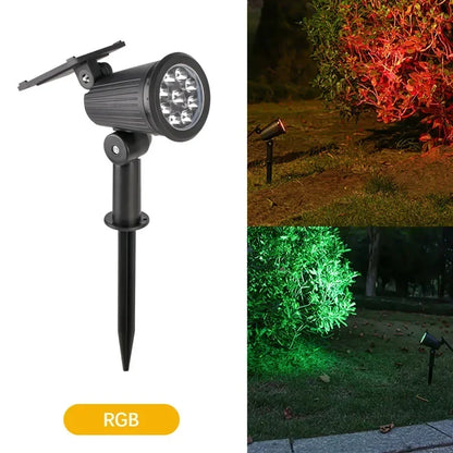 9 LED Solar Spotlights - IP65 Waterproof Adjustable Outdoor Lights for Garden, Backyard, Driveway & Patio Decor