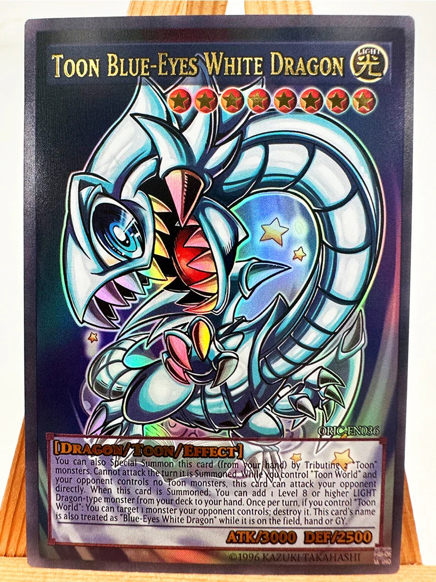 18PCS Blue-Eyes Ultimate Dragon Yu-Gi-Oh! Card Set – English Anime Collectible Game Hobby Cards