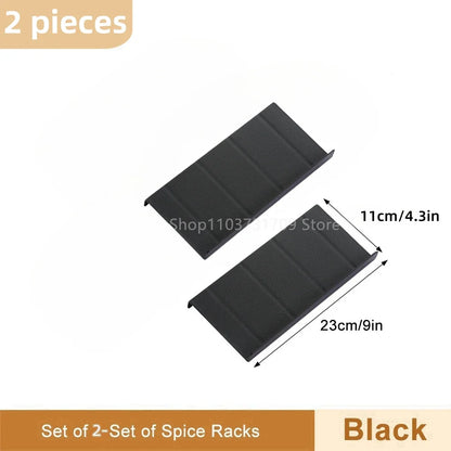4-Layer Adjustable Kitchen Spice Rack – Drawer Organizer for Jars, Bottles & Pantry Storage