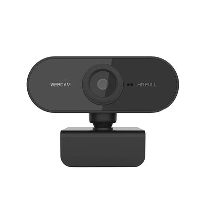 1080P HD USB Computer Camera – Built-In Microphone Web Cam for Work & Tripod Use