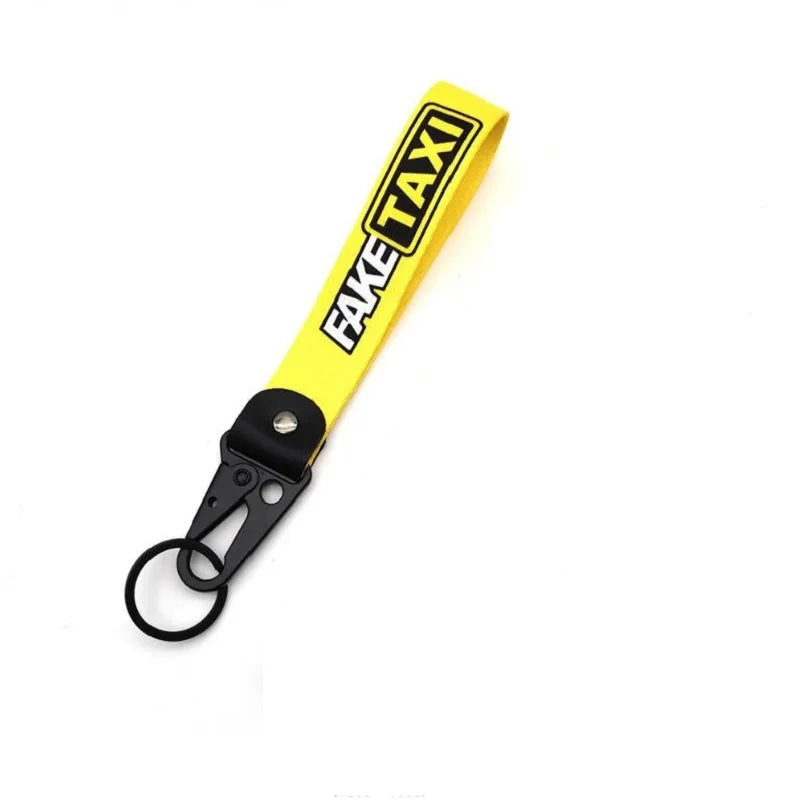 Motor Racing Webbing Wrist Lanyard Keychain – Paracord Rope Hand Strap for Motorcycle, Car Keys, Camping & Outdoor Use
