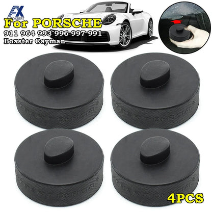 4x Jack Rubber Pads – Anti-Slip Car Lift Adapter Support Blocks for Porsche 911 964 993 996 997 991 Cayman Boxster