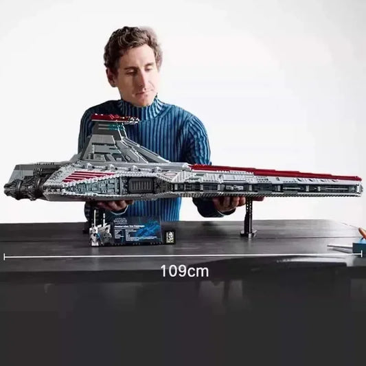 UCS Venator Class Republic Attack Cruiser Building Set – Blocks & Bricks Toy for Adults and Kids, Christmas & Birthday Gift