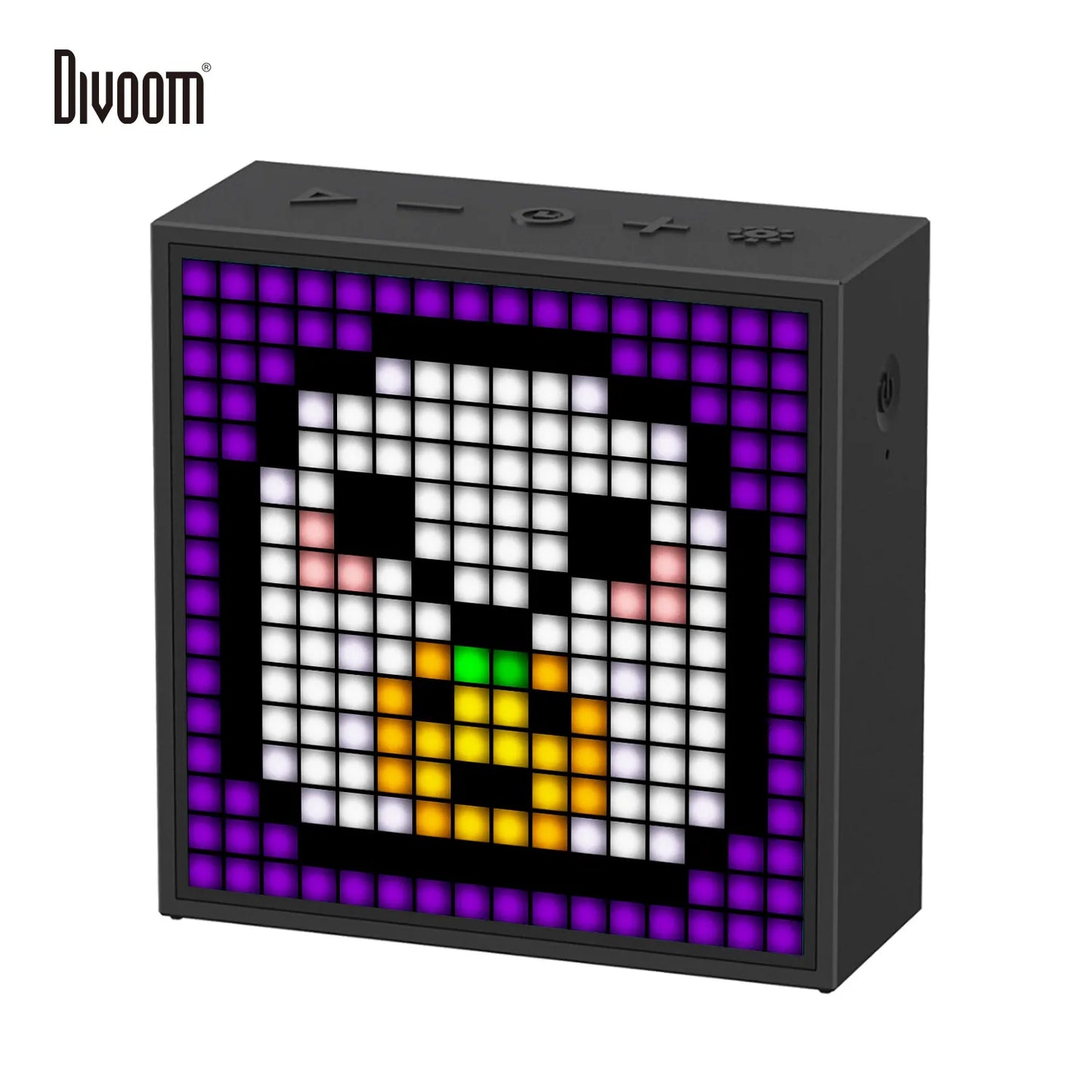 Divoom Timebox Evo Bluetooth Speaker with LED Pixel Display – Smart Alarm Clock & Programmable Art Screen | Wireless Portable Speaker, Unique Gift Night Light Decor