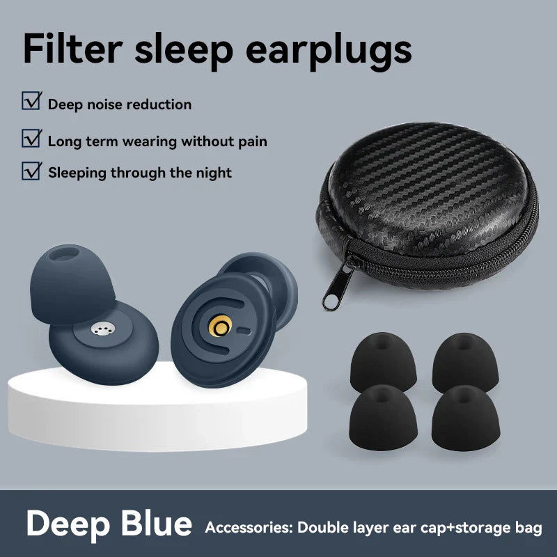 Soft Reusable Noise Reduction Earplugs – Hearing Protection for Concerts, Travel, Work & Sleep