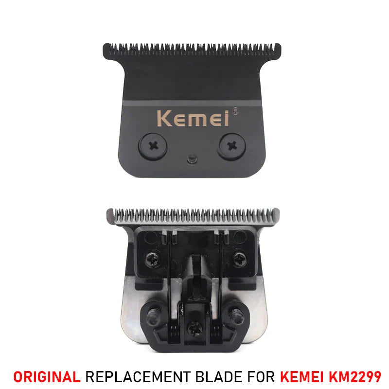 Original Replacement Blade for Kemei KM-2299 Clipper - Professional Hair Trimmer Cutting Knife Head, Parts & Accessories