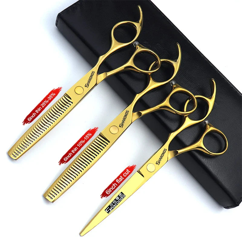 Professional Japanese Hair Cutting & Thinning Scissors – 6''/6.5''/7''/7.5'' Sharp Barber Shears for Salon & Home Use