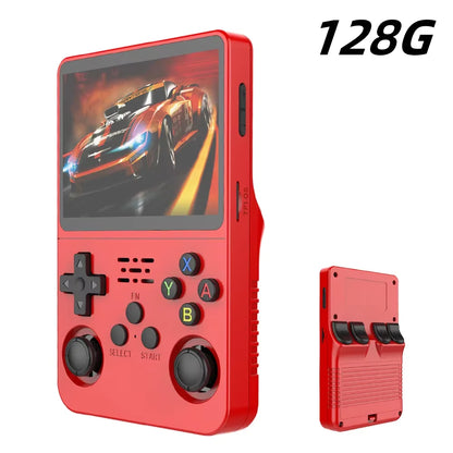 BOYHOM R36S Retro Handheld Game Console – 3.5" IPS, Linux ARKOS, Dual-RAM, 15,000+ Games, 64GB/128GB Portable Pocket Player