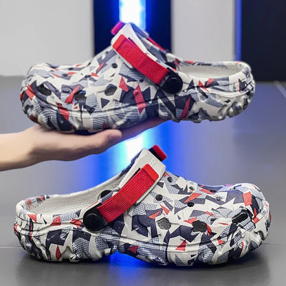 Men’s Clogs & Sandals – Camouflage Garden Shoes, Outdoor Flip Flops & Home Slippers