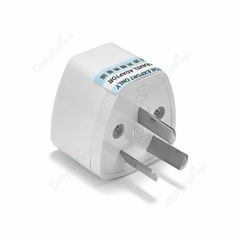 KR Plug Adapter – Multifunction Universal AU, UK, US to EU Type E/F Electrical Socket for France & Spain Travel