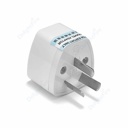 KR Plug Adapter – Multifunction Universal AU, UK, US to EU Type E/F Electrical Socket for France & Spain Travel