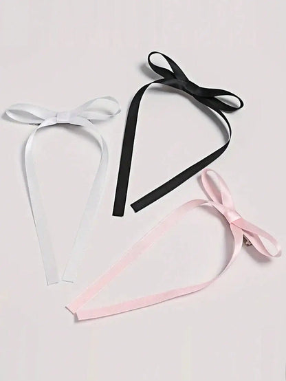 Bow Ribbon Hair Clips - Sweet Fashion Hair Accessories for Women & Girls