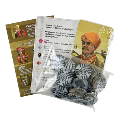 Indie Boards and Cards Coup – Reformation 2nd Edition Expansion Card Game, Strategic Bluffing Party Card Game for Adults & Family Fun