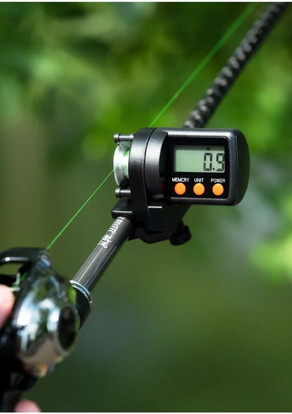 CHILENT 999.9M Digital Fishing Line Counter – ABS Night Display, Fishing Accessories (Battery Not Included)