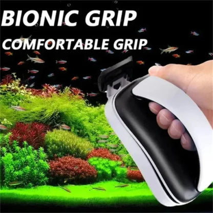 Aquarium Glass Algae Scraper – Magnetic Floating Fish Tank Cleaner Brush