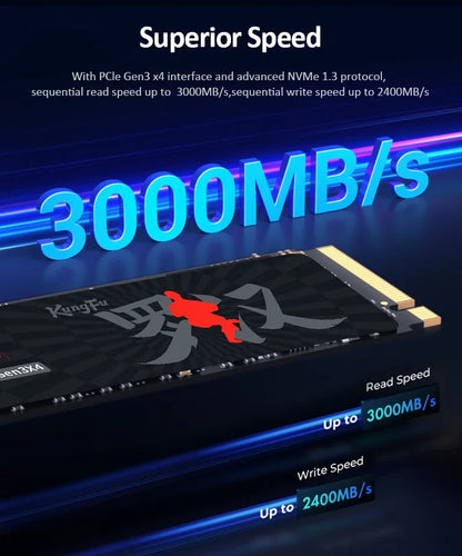 HUADISK M.2 NVMe PCIe SSD 128GB-2TB, High-Speed Internal Solid State Drive for Laptop & Desktop, M.2 2280