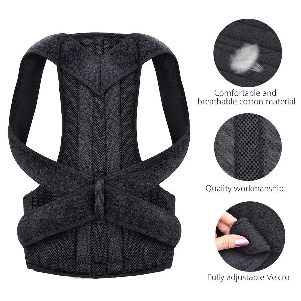 Men’s & Women’s Posture Corrector — Scoliosis & Kyphosis Fix Strap for Students & Adults | Anti-Kyphosis Support