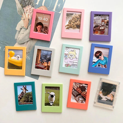 3-Inch Magnetic Photo Frames for Fujifilm Instax Mini – Compatible with Mini 12/11/Evo/40/7+/25/90/99/SE/Link2/3 Film