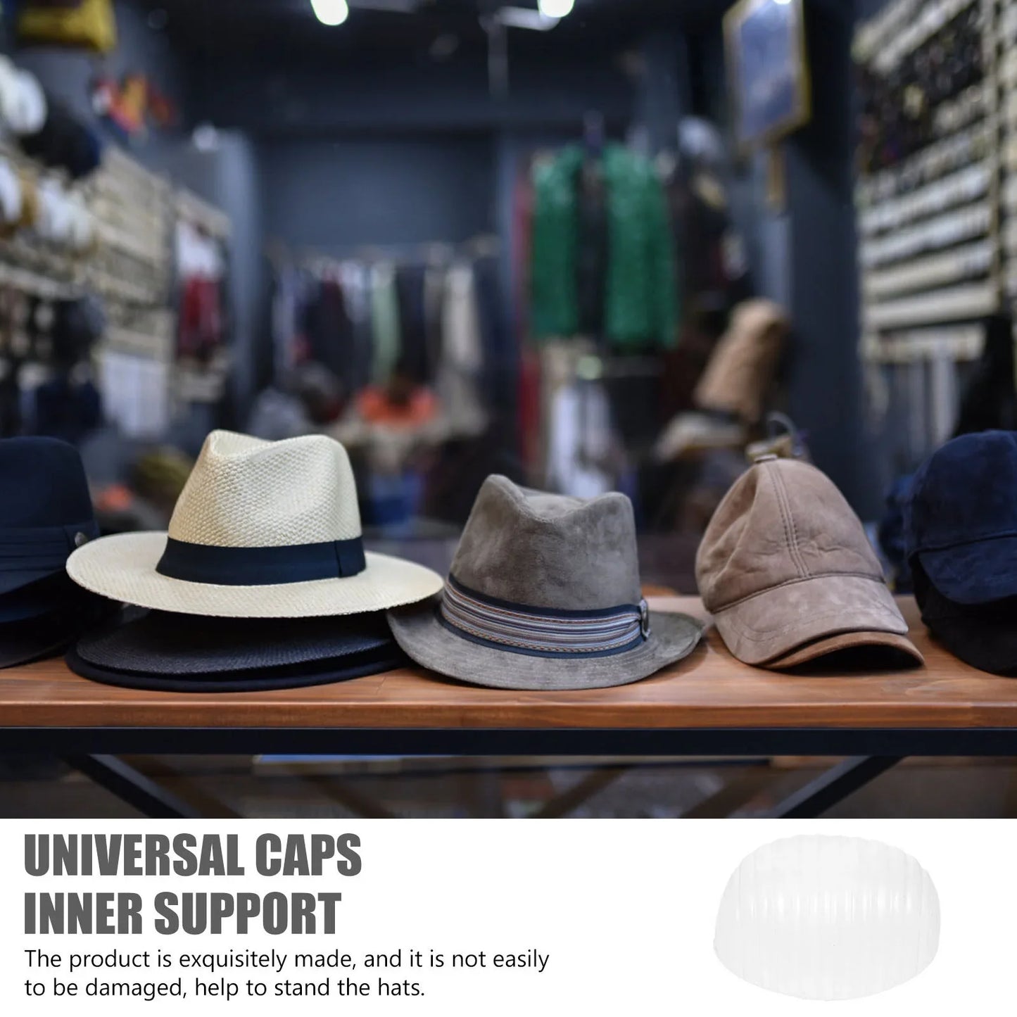 20PCS Baseball Cap Insert Holder – Universal PVC Inner Support Pad for Hat Crown Stability