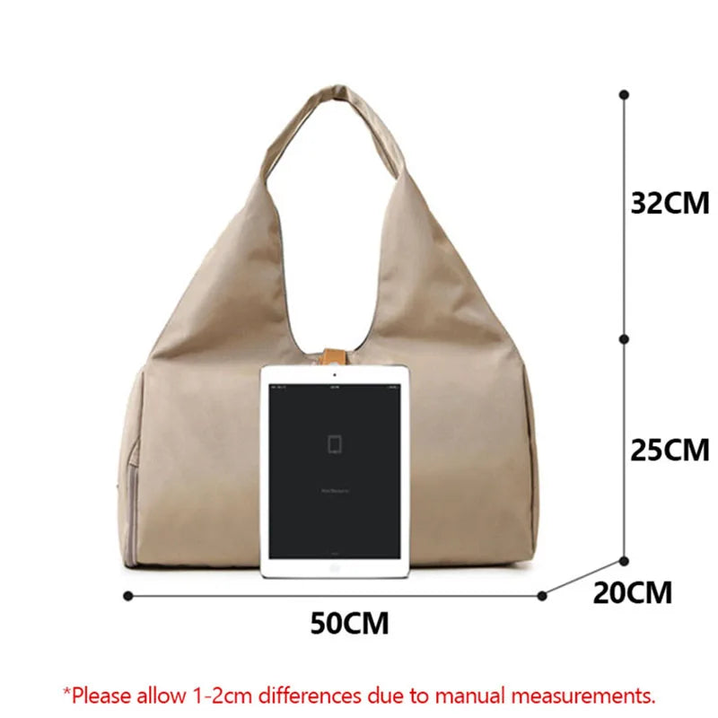 Women’s Yoga Mat Bag – Fitness Shoulder Tote for Gym, Sports, Travel, Dry/Wet Storage