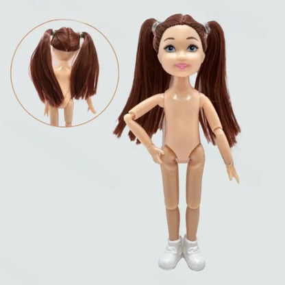 5-Inch / 15cm Little Doll — Normal Skin Girl Dress-Up Toy Gift for Children