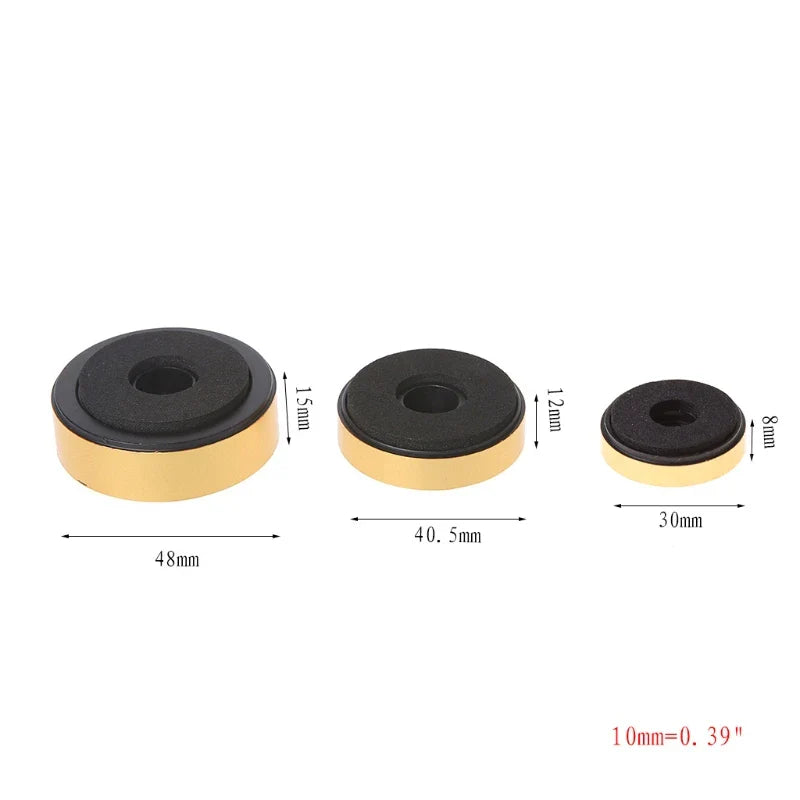 12-Pack Speaker Isolation Feet Pads – Hifi Quality SoundBox Mats & Speaker Stand Accessories