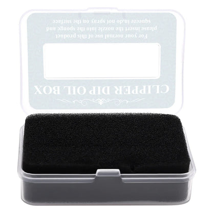 Lubricating Clipper Oil Box – Hair Blade Rust Prevention & Repair, Electric Push Barber Oil Storage Box