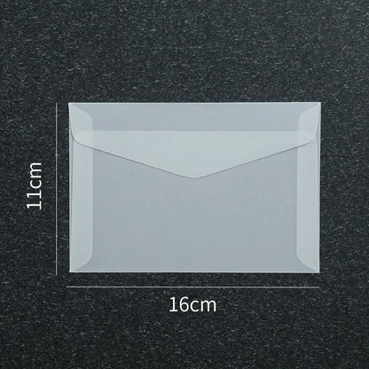 50 Pcs Blank Translucent Envelopes – for Invitations, Postcards, Gift Boxes, Wedding & Business Letters