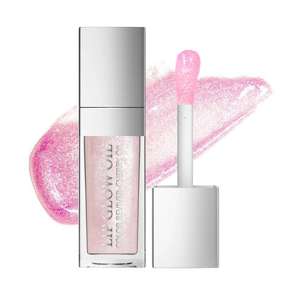 Crystal Jelly Lip Oil – Moisturizing & Plumping Tinted Lip Gloss for Sexy, Glossy Lips