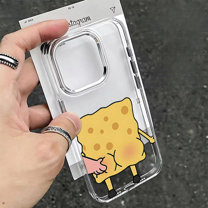 Funny Cartoon Phone Case - Soft Clear Protective Cover for iPhone 17, 16, 15, 14, 13 & More