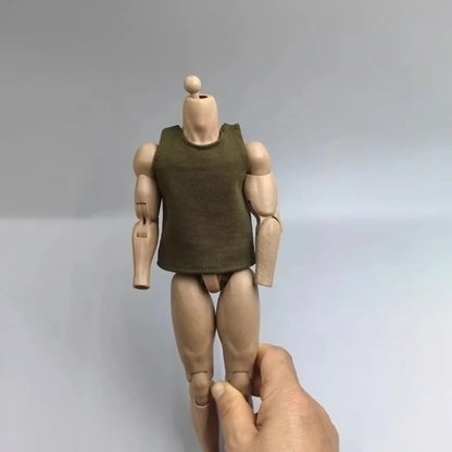 1/6 Scale Black T-Shirt for 12" (30cm) Action Figures — Male & Female DIY Model Accessories