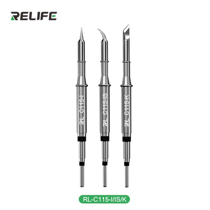 RELIFE Super Fine Soldering Tips C210 C245 C115 – Professional Iron Tips for GVM T210 T115 Stations